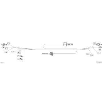08- Electric - Front Wiring Harness - 710007442