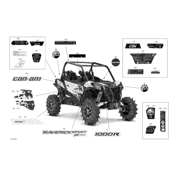09- Decals - 1000R - Package XMR