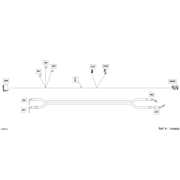 08- Electric - Winch Wiring Harness - 710008266