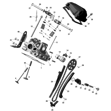 01- Rotax - Cylinder Head, Rear