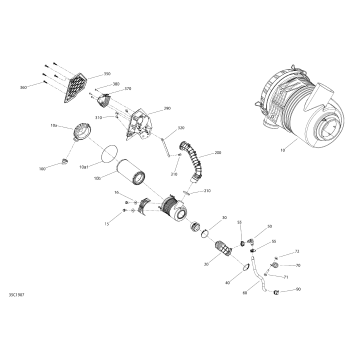 02- Air Intake - 1000R EFI