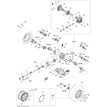 08- Drive System, Rear 500 EFI