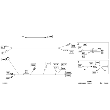 08- Electric - Winch Wiring Harness - 710008183