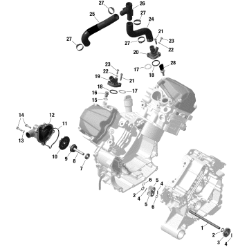 01- Rotax - Engine Cooling - Except PRO