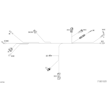 08- Electric - Voltage Regulator Wiring Harness - 710011531