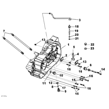 01- Left Crankcase Half