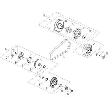 04- Drive - Drive Clutch 70 & 110 XXC