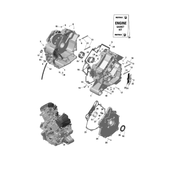 01- ROTAX - Crankcase