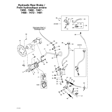 06- Hydraulic Rear Brake (7459 - 7460 - 7467 - 7468 - 7472 - 7481)
