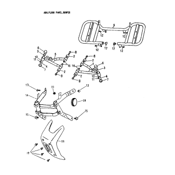 09- Arm, Foot Rest, Bumper