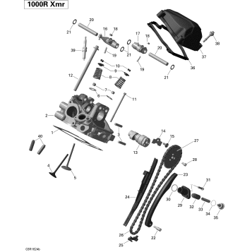 01- Cylinder Head, Rear - 1000R EFI