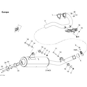 01- Exhaust System Xmx Europe