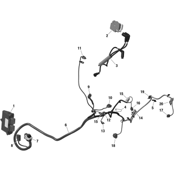 01- Rotax - Engine Harness And Electronic Module Defender