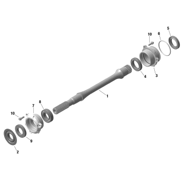 01- Engine - Drive Shaft - 1010 TSS