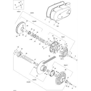 01- Belt and Engine Pulley System