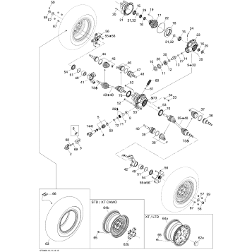 07- Drive System, Front XT