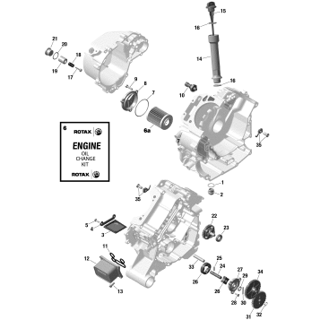 01- Rotax - Engine Lubrication - Except LTD CAB