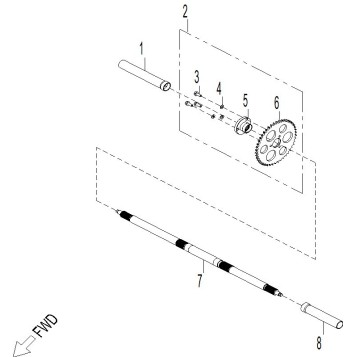 04- Drive - Rear Wheel Axle 70