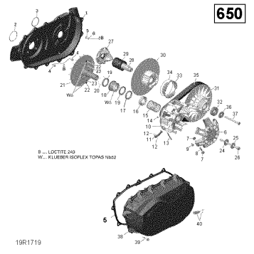 05- Transmission - 650 EFI