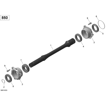 08- Drive Shaft - 850 EFI