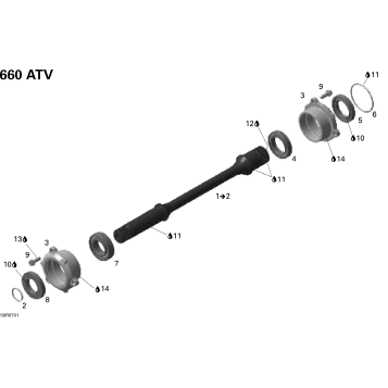 08- Drive Shaft (from engine number M6377192)