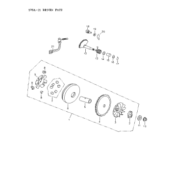05- Drive Pulley, Kick Start