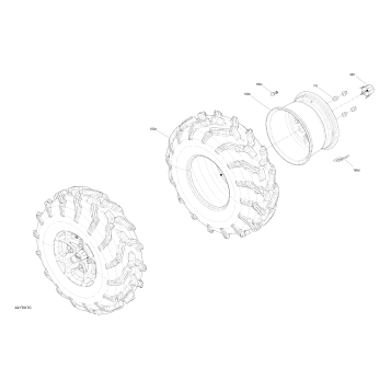 04- Drive - Rear Section - Wheels - Mossy Oak Edition