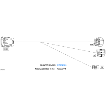 08- Electric - Key Wiring Harness - 710008906