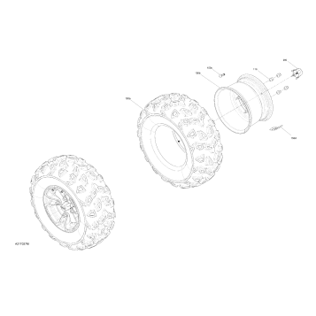04- Drive - Rear Section - Wheels - XT