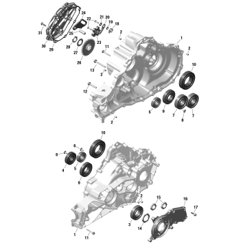 01- ROTAX - Gear Box 1 - 686 818 - Tremec - 2nd Generation