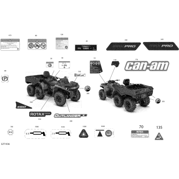 09- Decals Outlander MAX - 6X6 - Pro Nordic