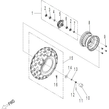 04- Drive - Front Wheel 110
