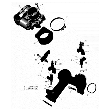 02- Air Intake Manifold And Throttle Body New T3