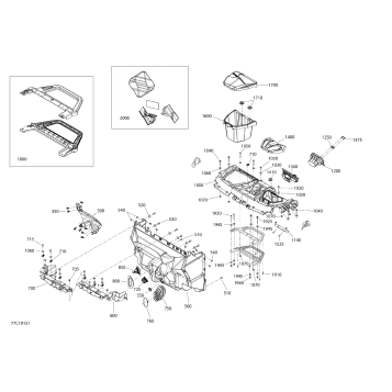 09- Cab Interior Maverick Sport - North America - Dash Section