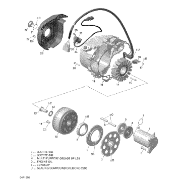 03- Magneto and Electric Starter - 650 EFI