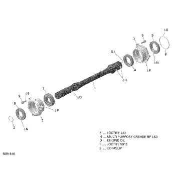 08- Drive Shaft - 650 EFI