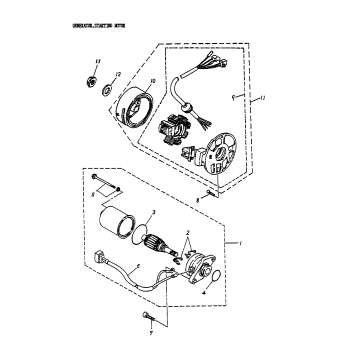 04- Generator, Starting Motor 166-12