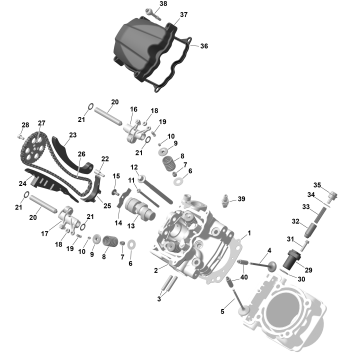 01- ROTAX - Front Cylinder Head