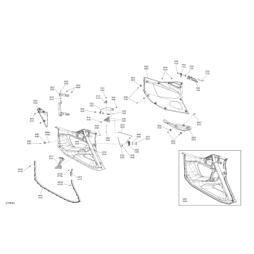 07- Enclosure Cab - Rear Doors