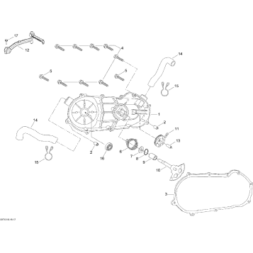 05- CVT Cover And Kick Stater