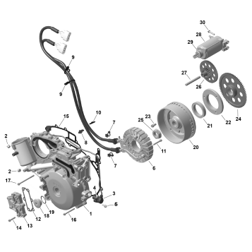 01- ROTAX - Magneto and Electric Starter