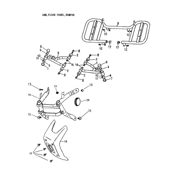 09- Arm, Foot Rest, Bumper 170-14