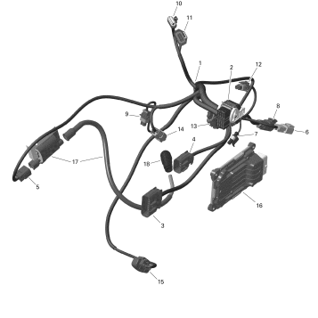 01- Rotax - Engine Harness And Electronic Module - 3