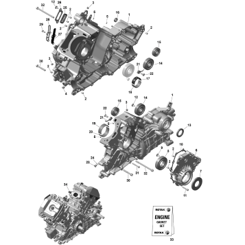 01- ROTAX - Crankcase