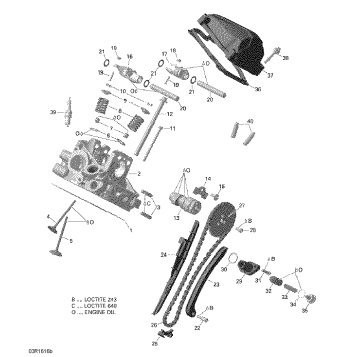 01- Cylinder Head, Rear - 650 EFI
