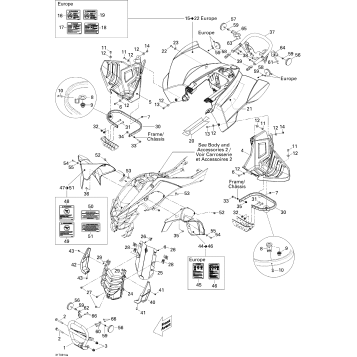 09- Body And Accessories, Front View Europe