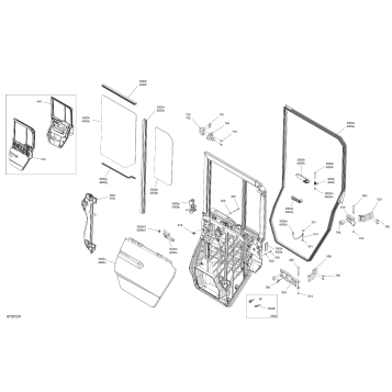 07- Enclosure Cab - Rear Doors
