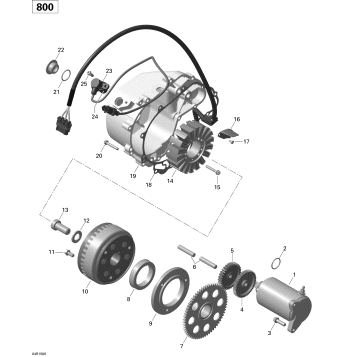 03- Magneto And Electric Starter _04R1509