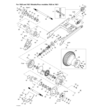 05- Drive System, Rear (for 7920 And 7921 Models)