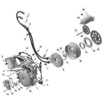 01- ROTAX - Magneto and Electric Starter